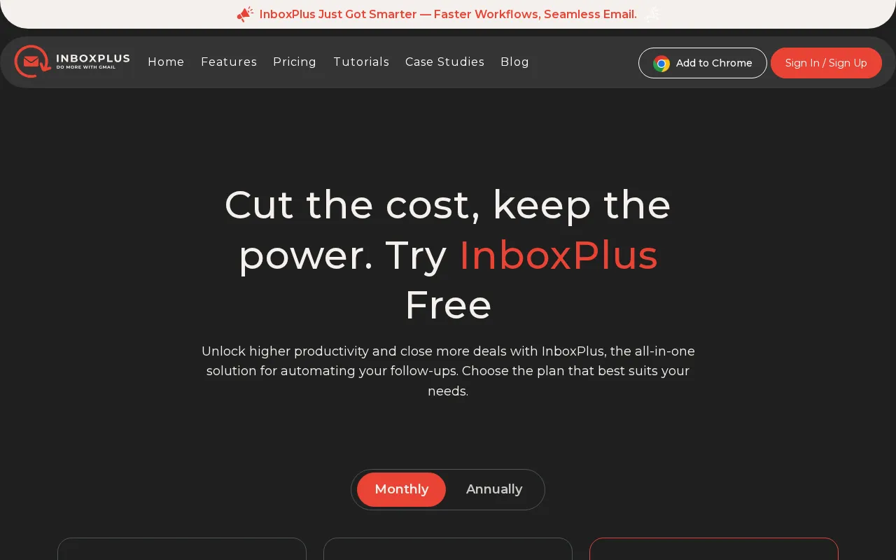 InboxPlus — pricing page