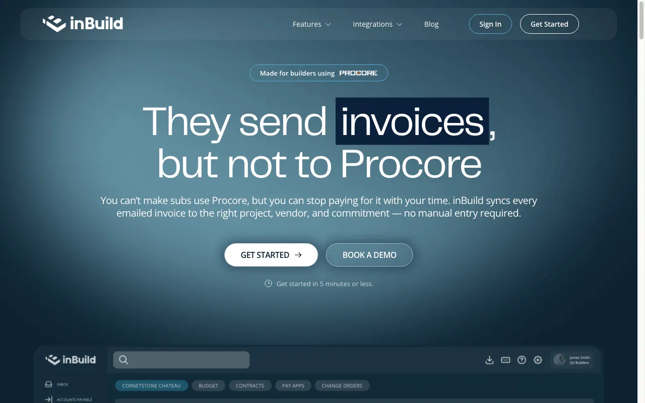 inBuild — preview screenshot