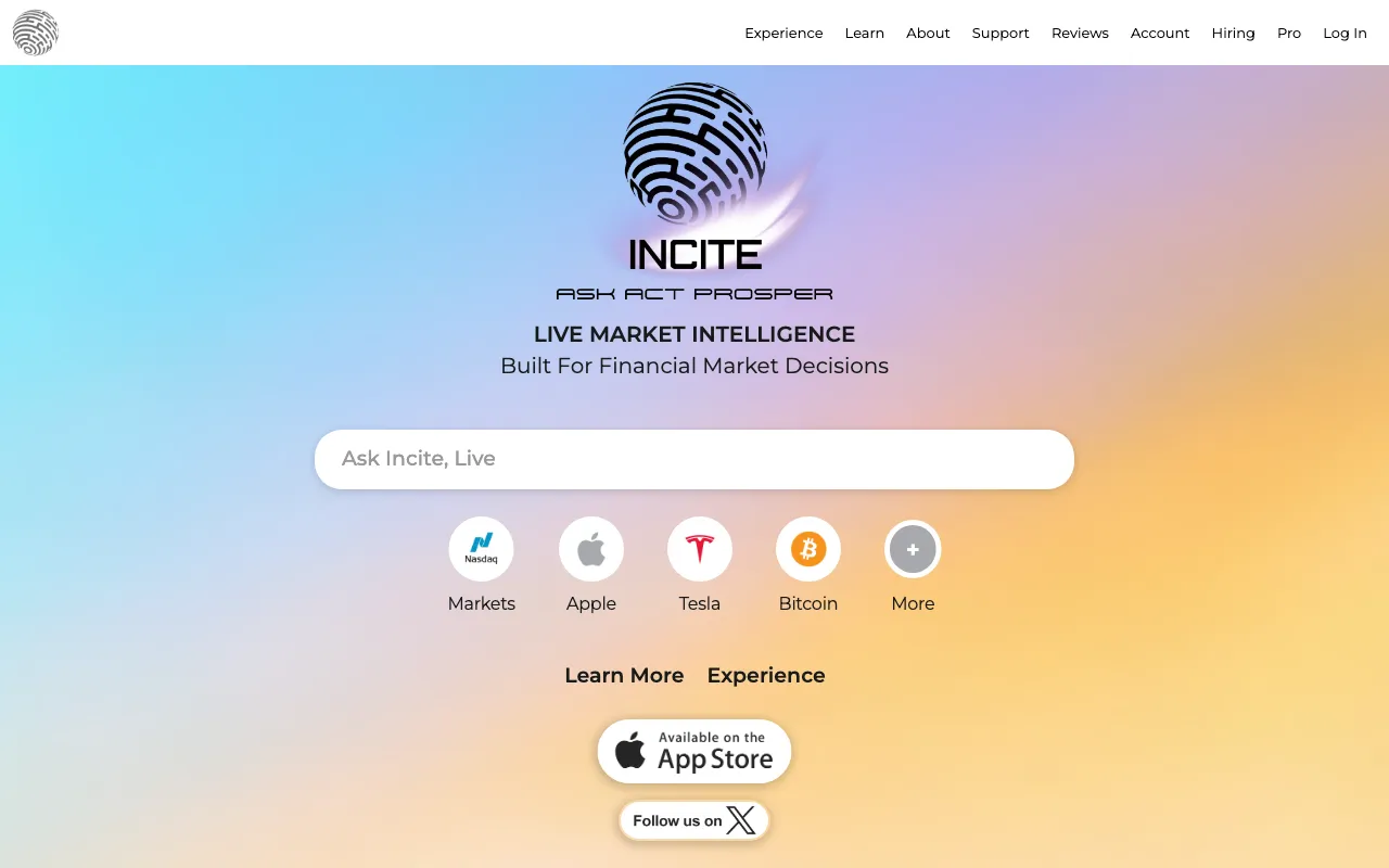 Incite Advisor — preview screenshot