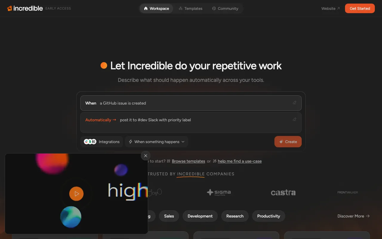 Incredible Small 1.0 by Incredible — preview screenshot