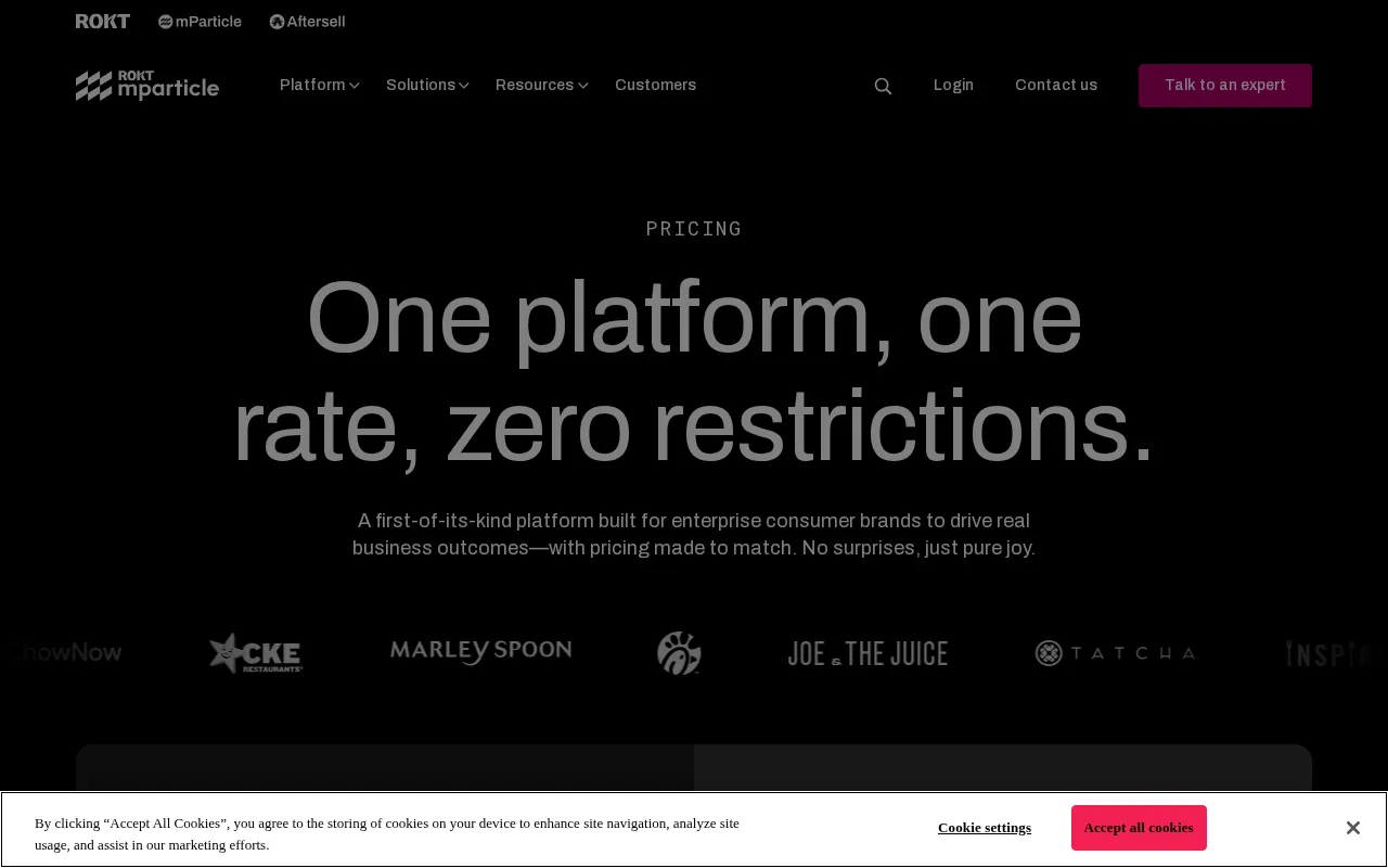 Indicative — pricing page