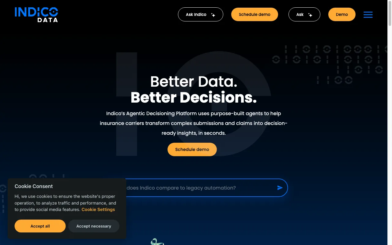 Indico Data — preview screenshot