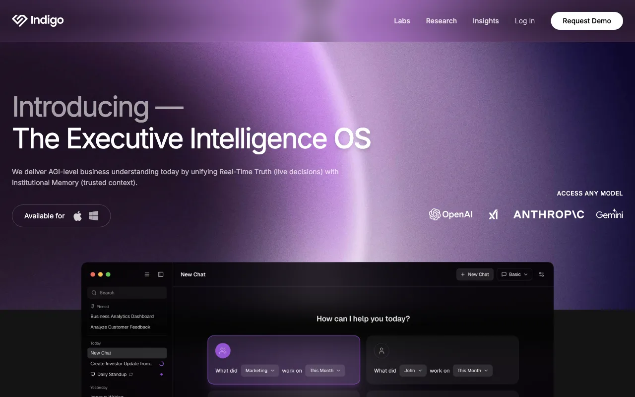 Indigo — preview screenshot