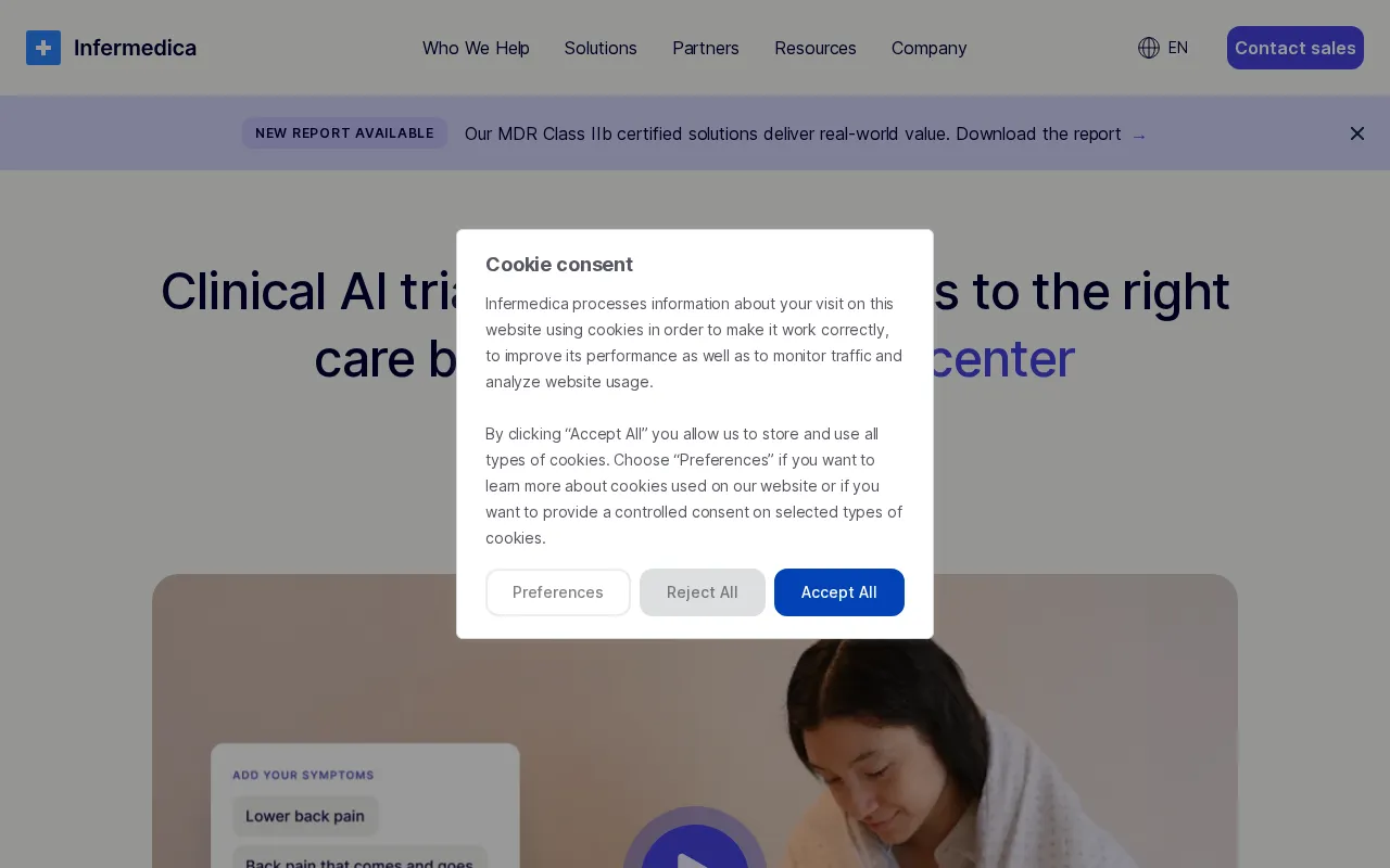 Infermedica — preview screenshot