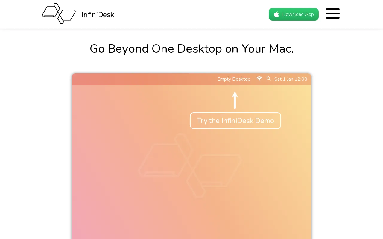 InfiniDesk — preview screenshot