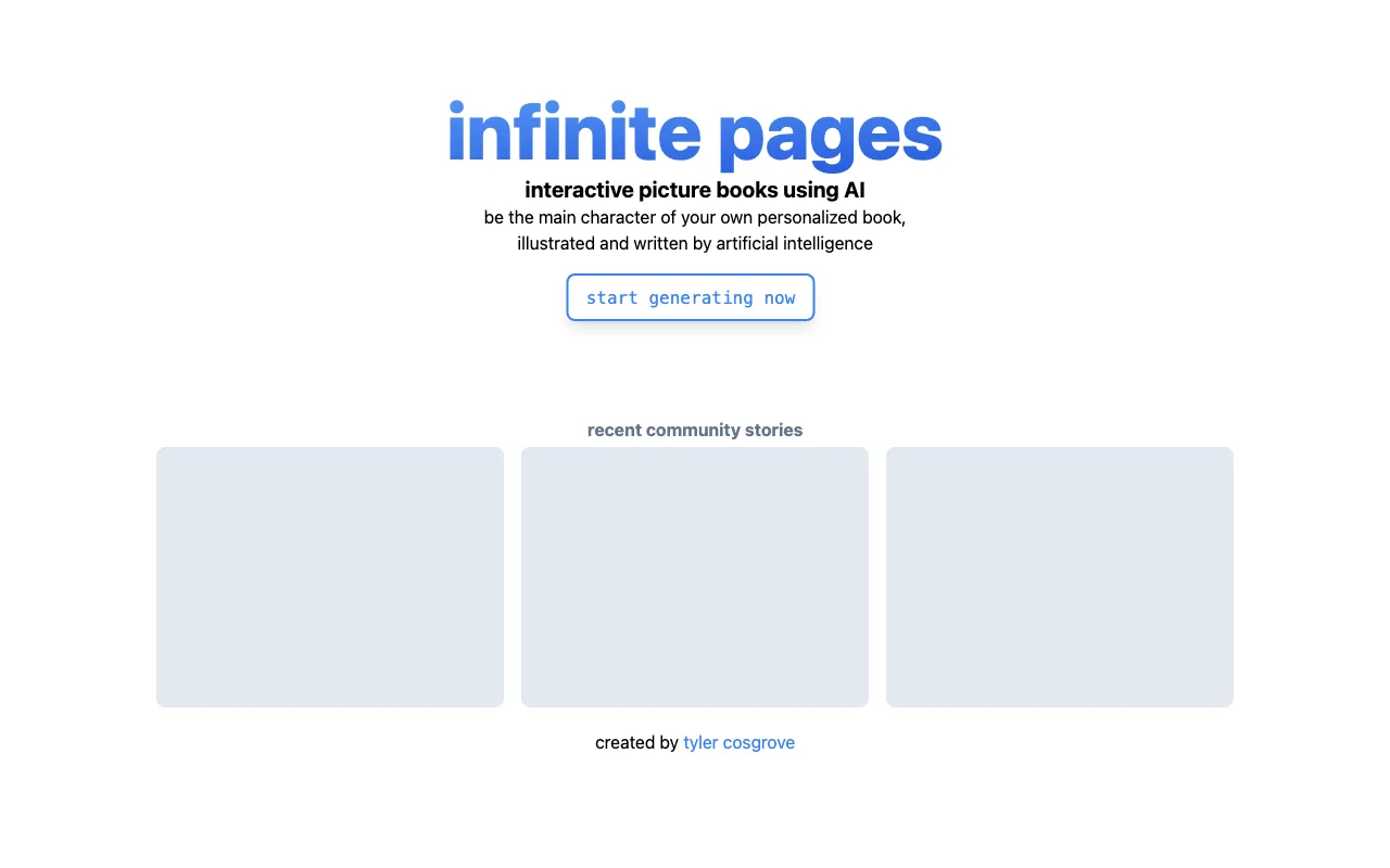 Infinite Pages — preview screenshot
