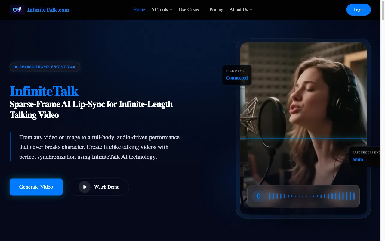 InfiniteTalk — preview screenshot