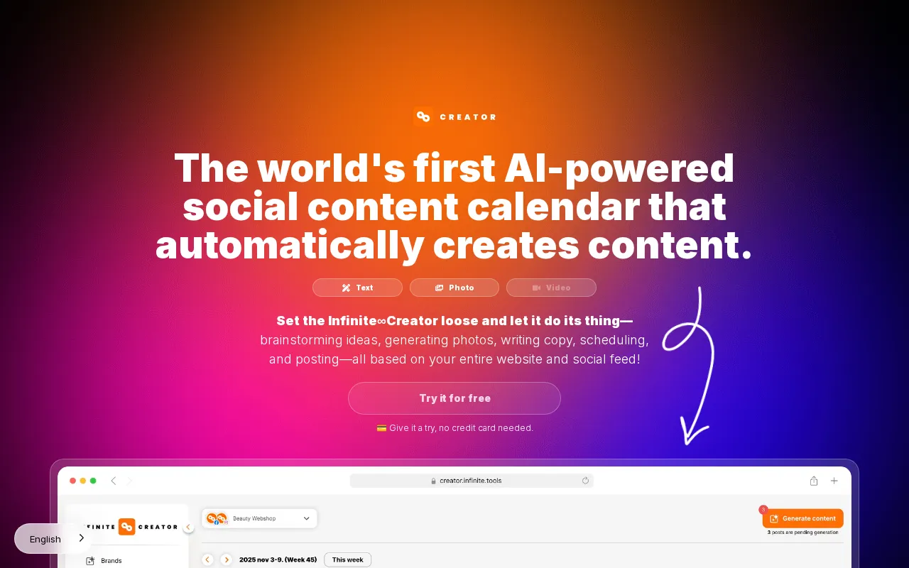 Infinite∞Tools — preview screenshot