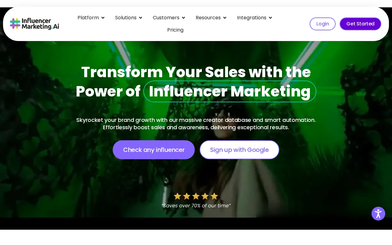 Influencermarketing — preview screenshot