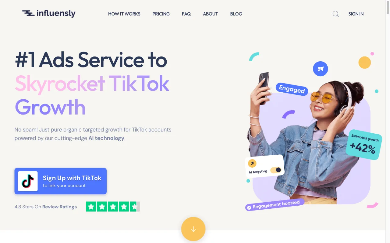 Influensly — preview screenshot