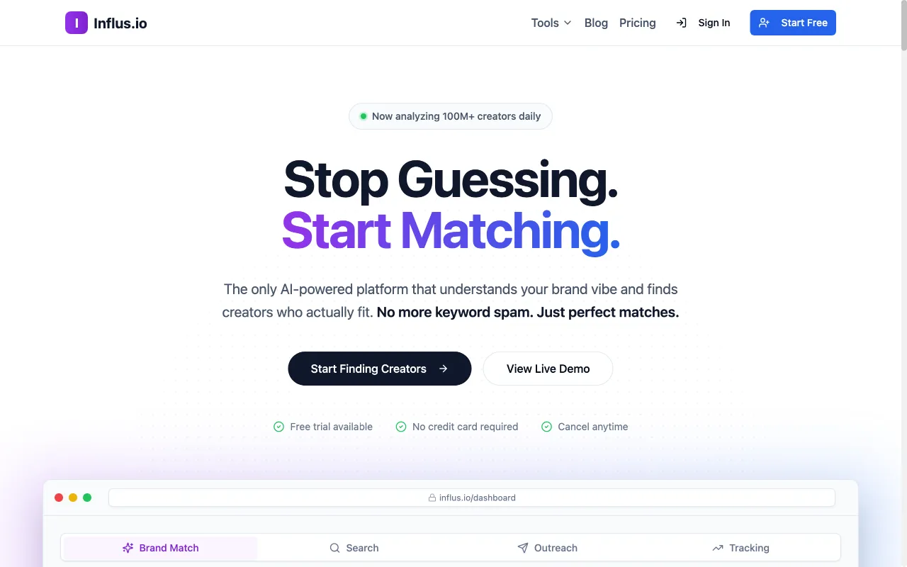 Influs — preview screenshot