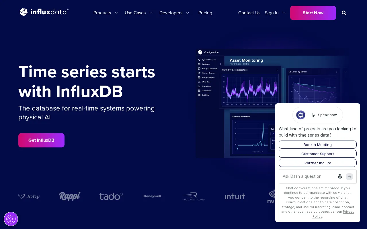 Influxdata — preview screenshot