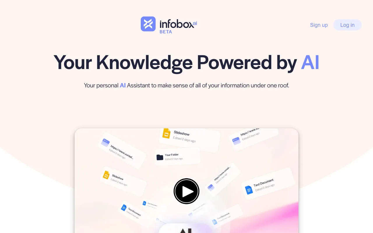 Infobox.ai — preview screenshot