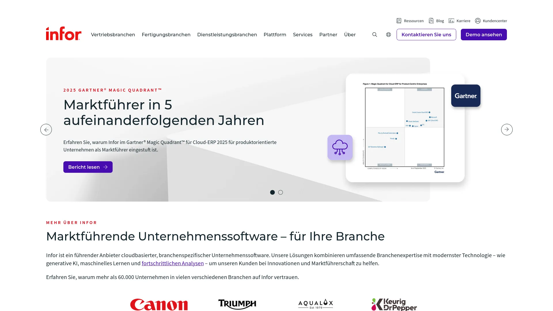 Infor CPQ — preview screenshot