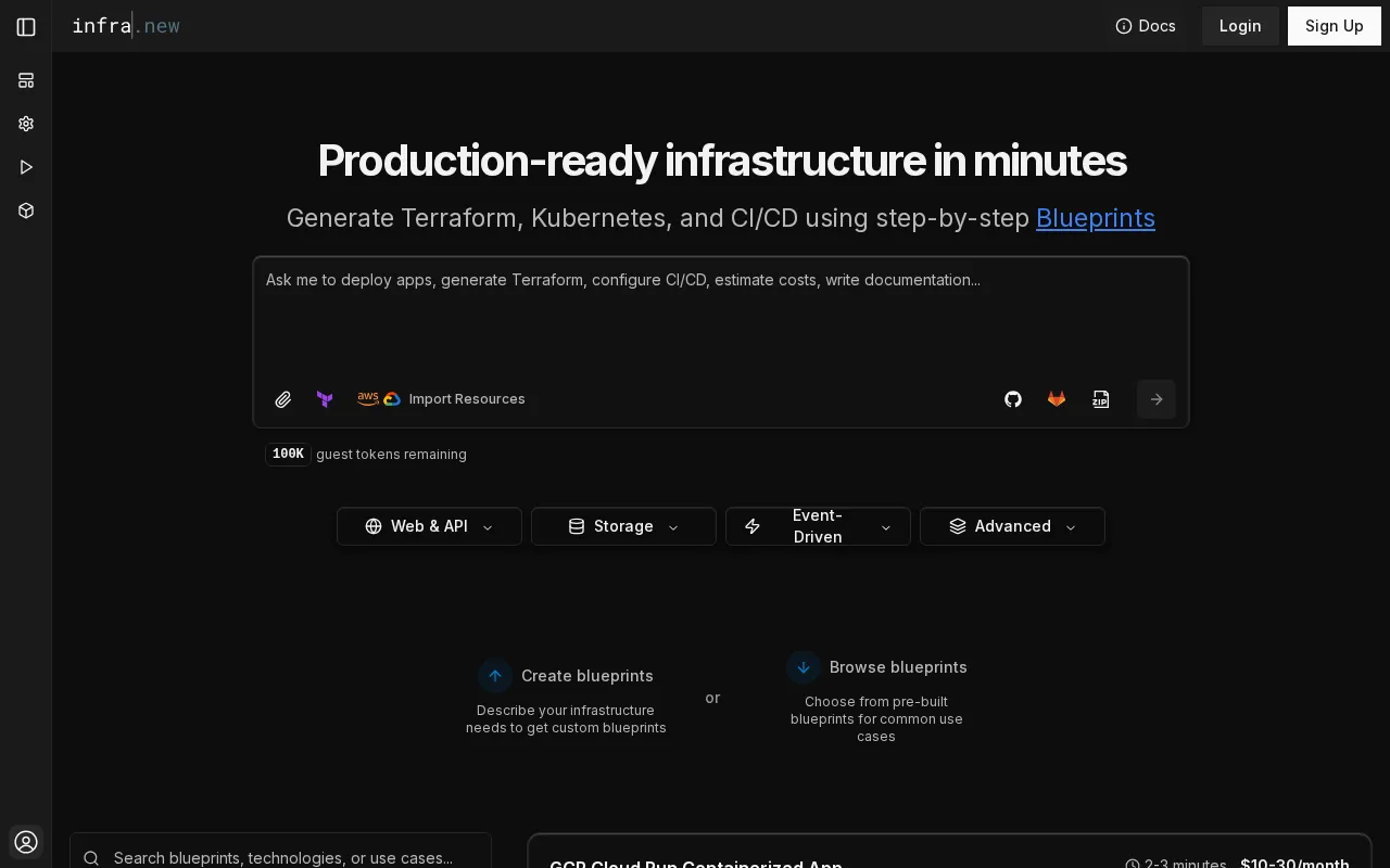 infra.new — preview screenshot