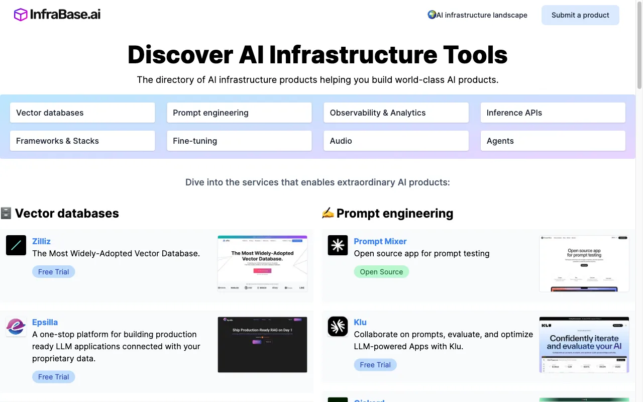 InfraBase.ai — preview screenshot