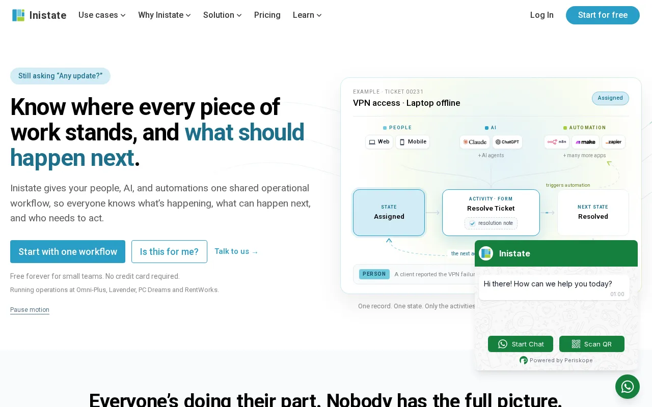 Inistate — preview screenshot
