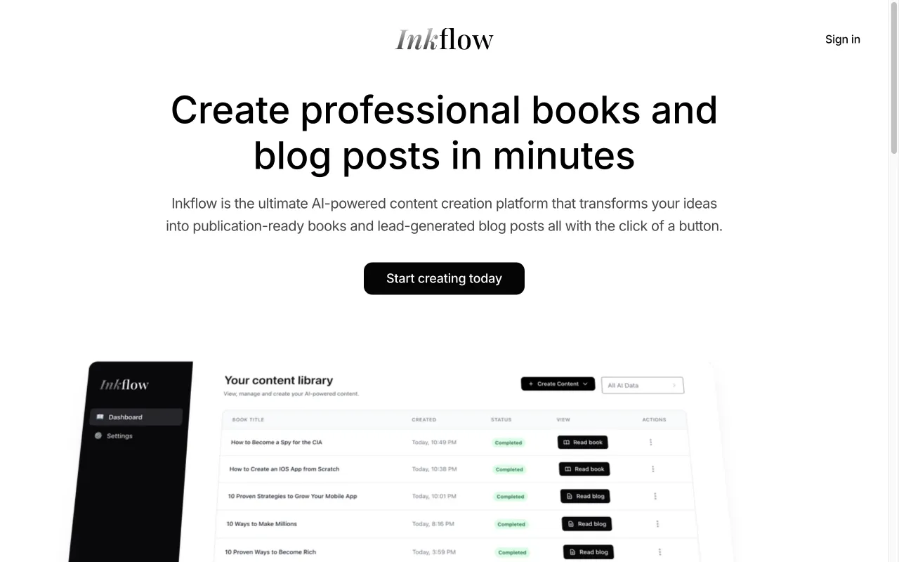 inkflow.io — preview screenshot