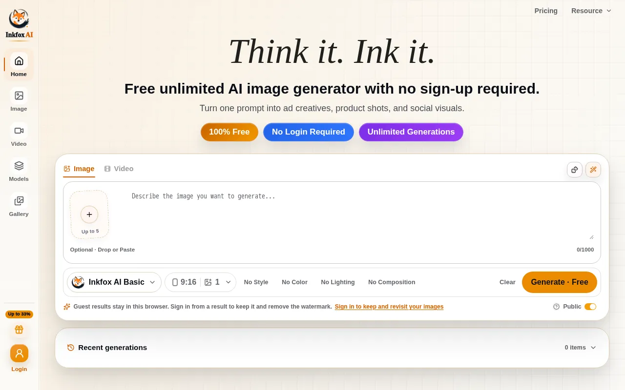 Inkfox AI — preview screenshot