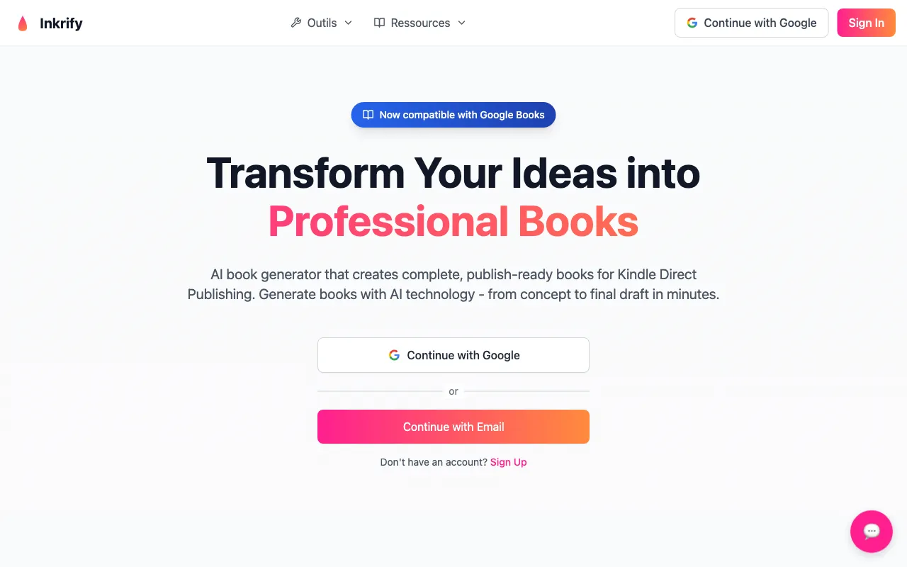 Inkrify — pricing page