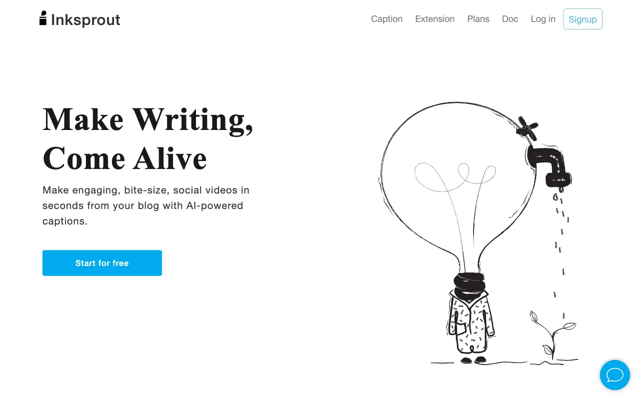 Inksprout Video — preview screenshot