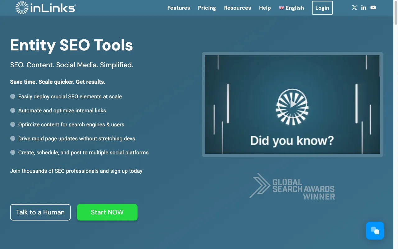 InLinks® Entity SEO Tool — preview screenshot