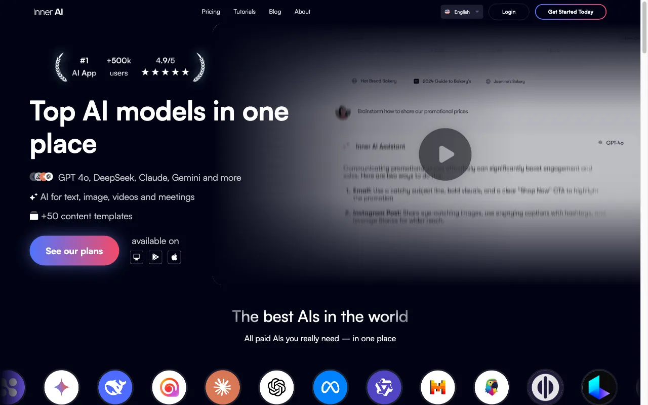 Inner AI — preview screenshot