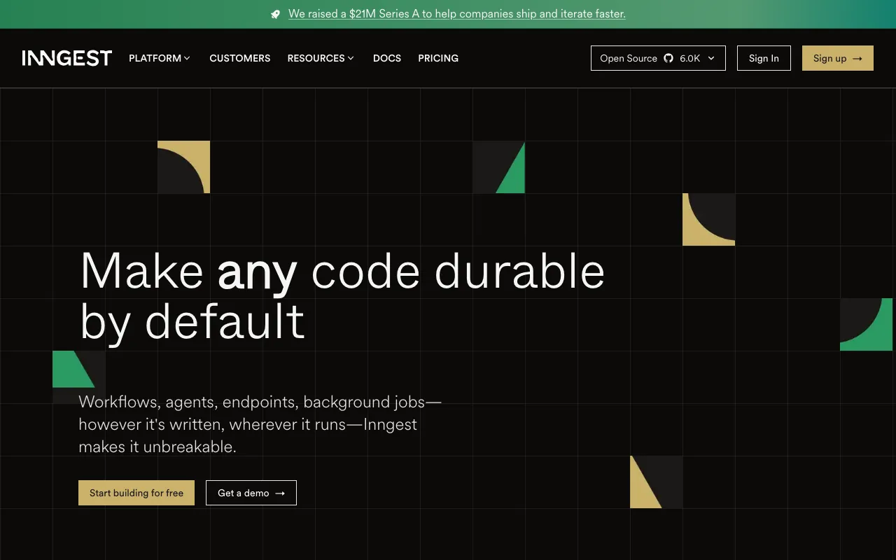 Inngest — preview screenshot