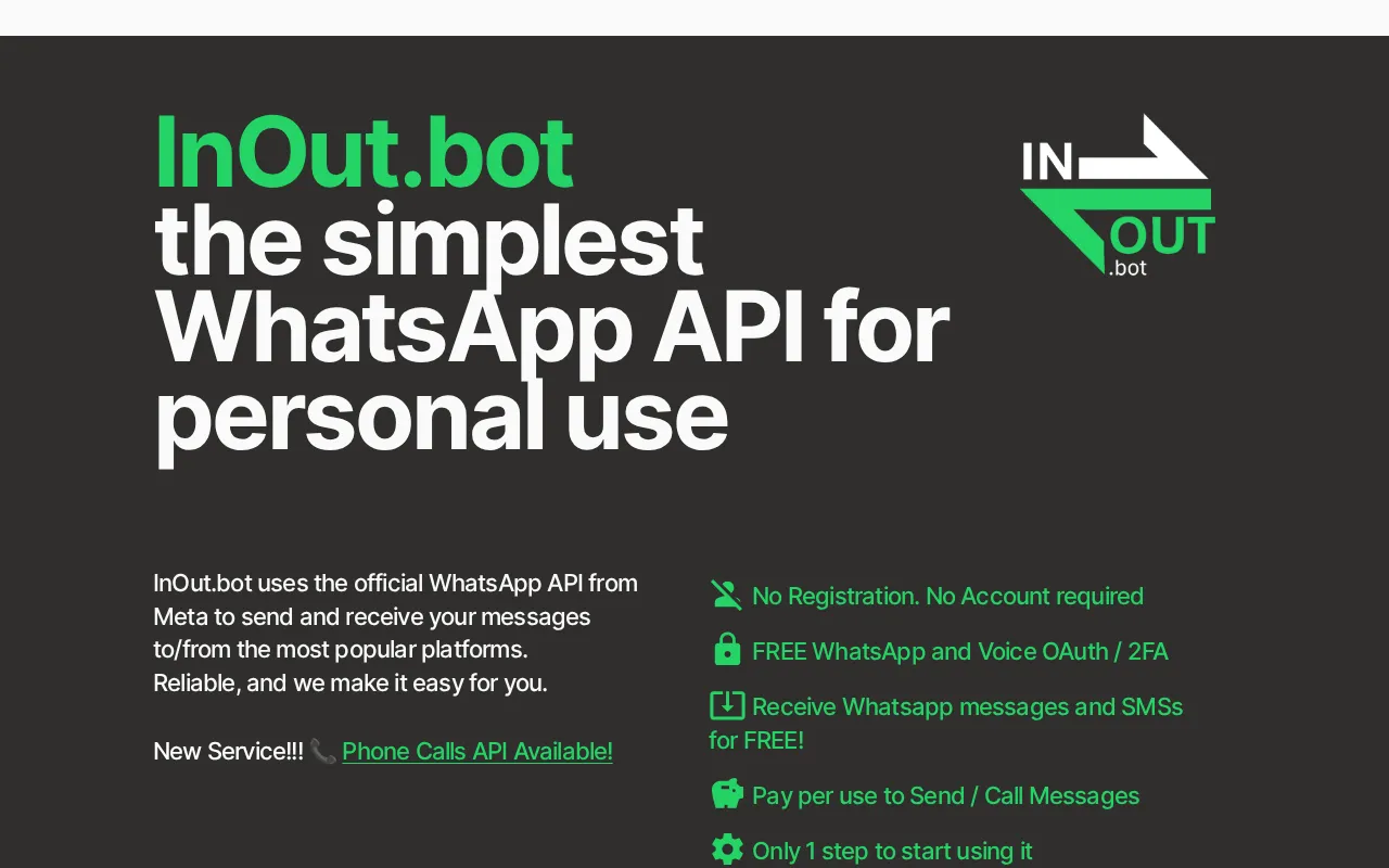 Inout — preview screenshot