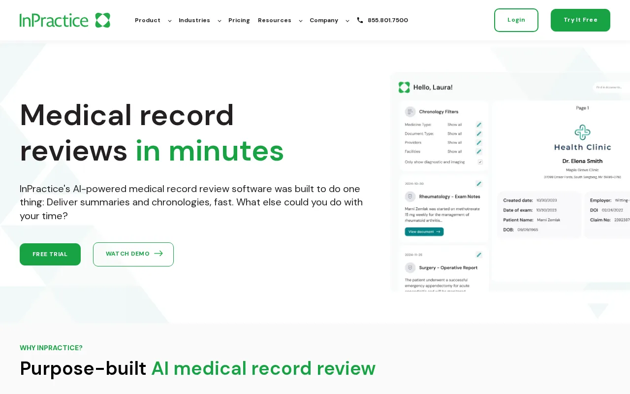Inpractice — preview screenshot