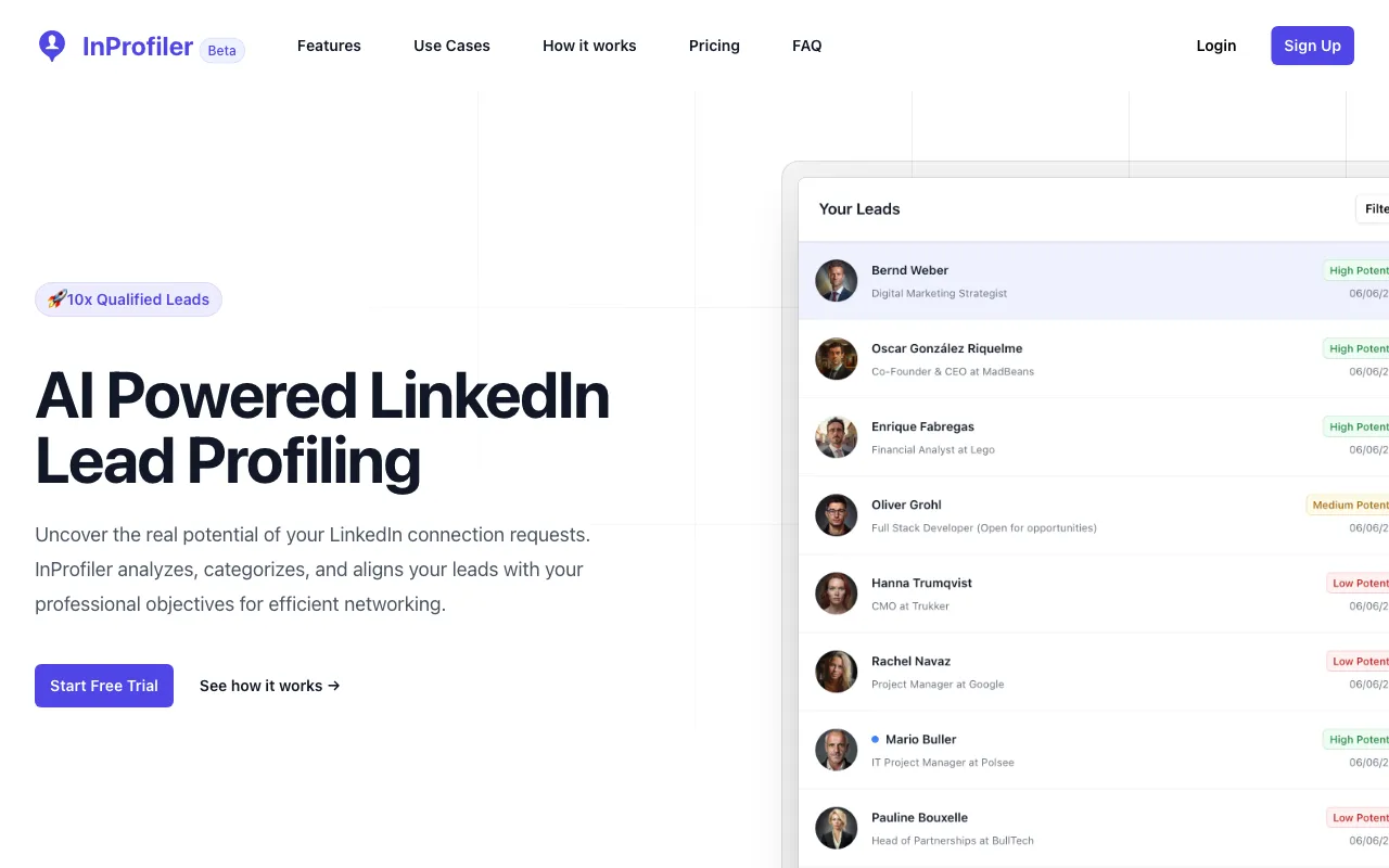 InProfiler — preview screenshot