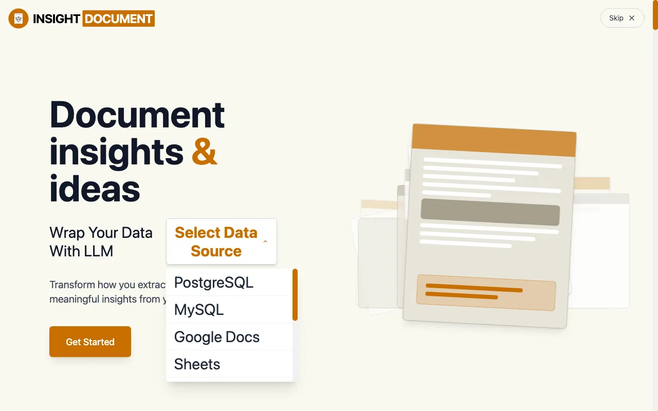 INSIGHT DOCUMENT — pricing page
