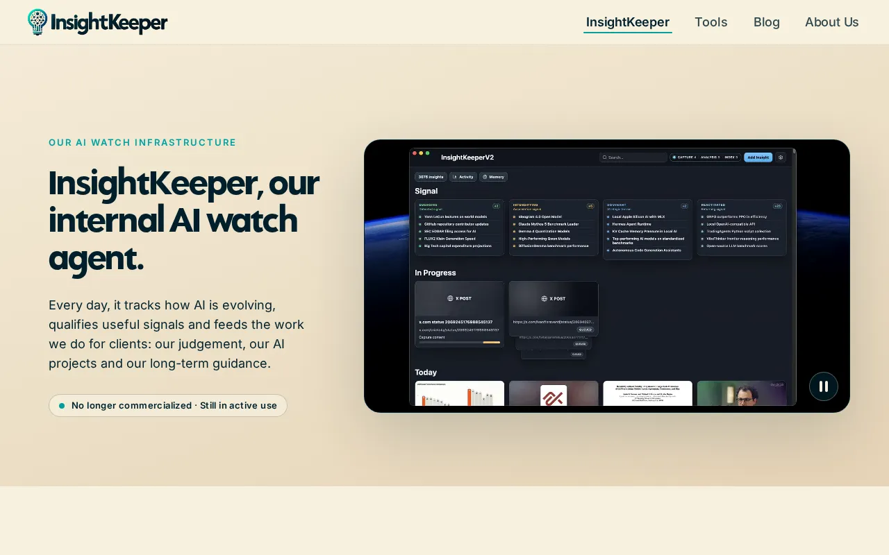 InsightKeeper — preview screenshot