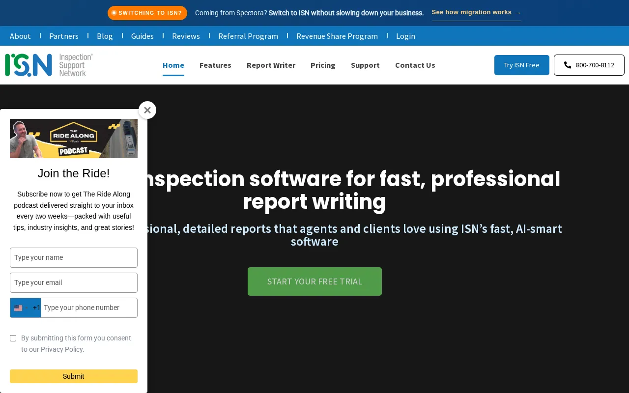 Inspection Support Network — preview screenshot