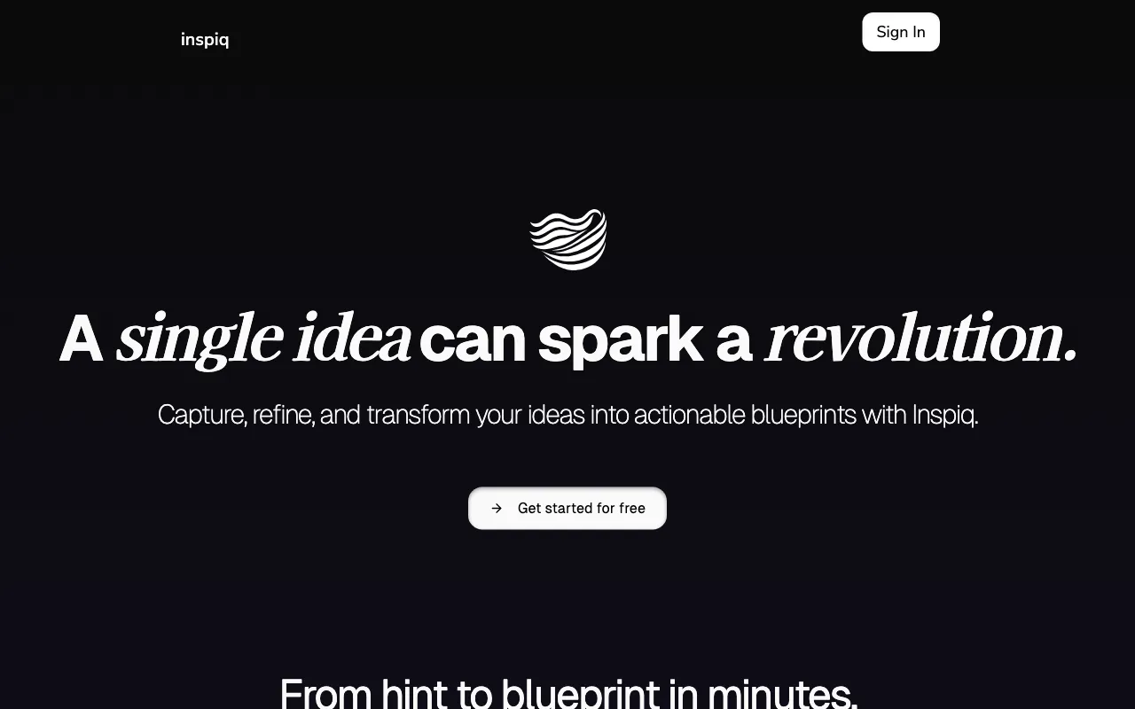 Inspiq — preview screenshot
