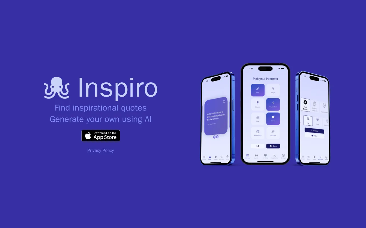 Inspiro — preview screenshot