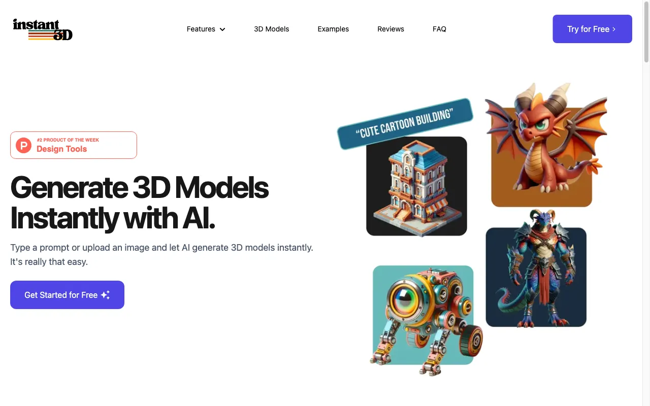Instant3d.ai — preview screenshot