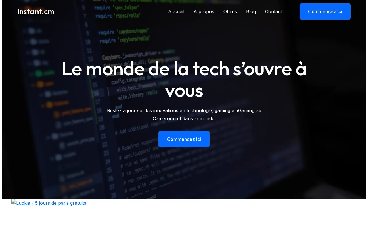 Instant.cm — preview screenshot