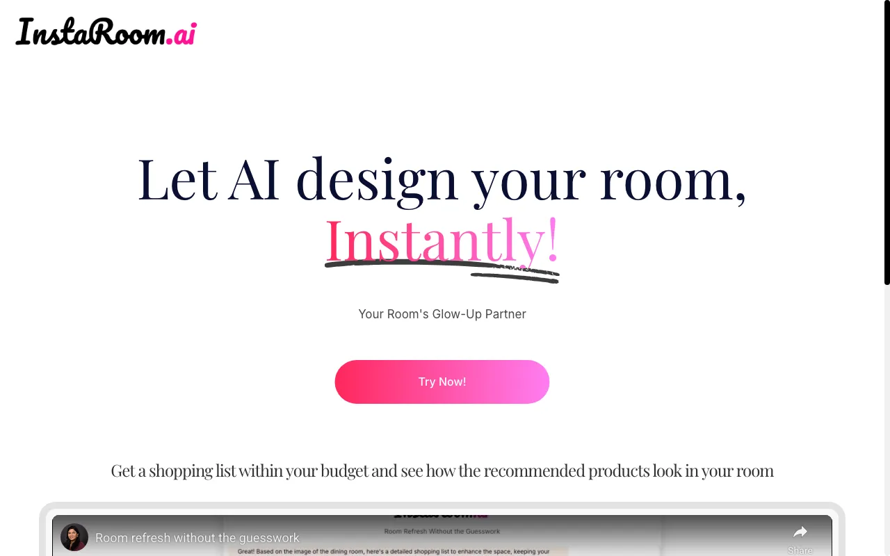InstaRoom — preview screenshot
