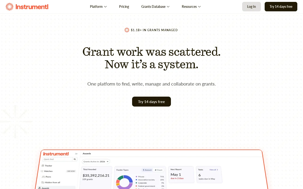 Instrumentl — preview screenshot