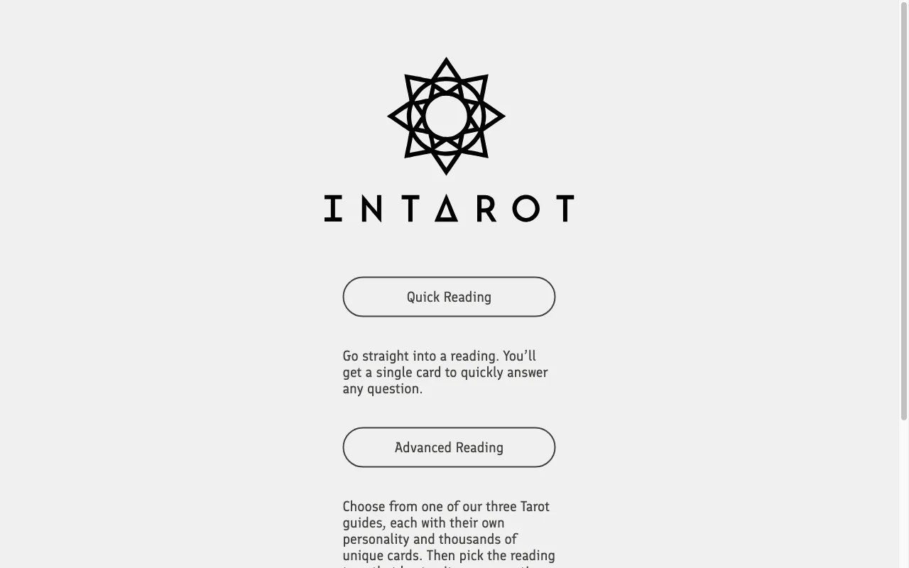 Intarot — preview screenshot