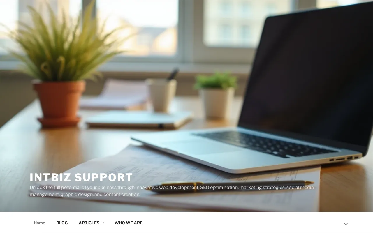 IntBiz Support — preview screenshot