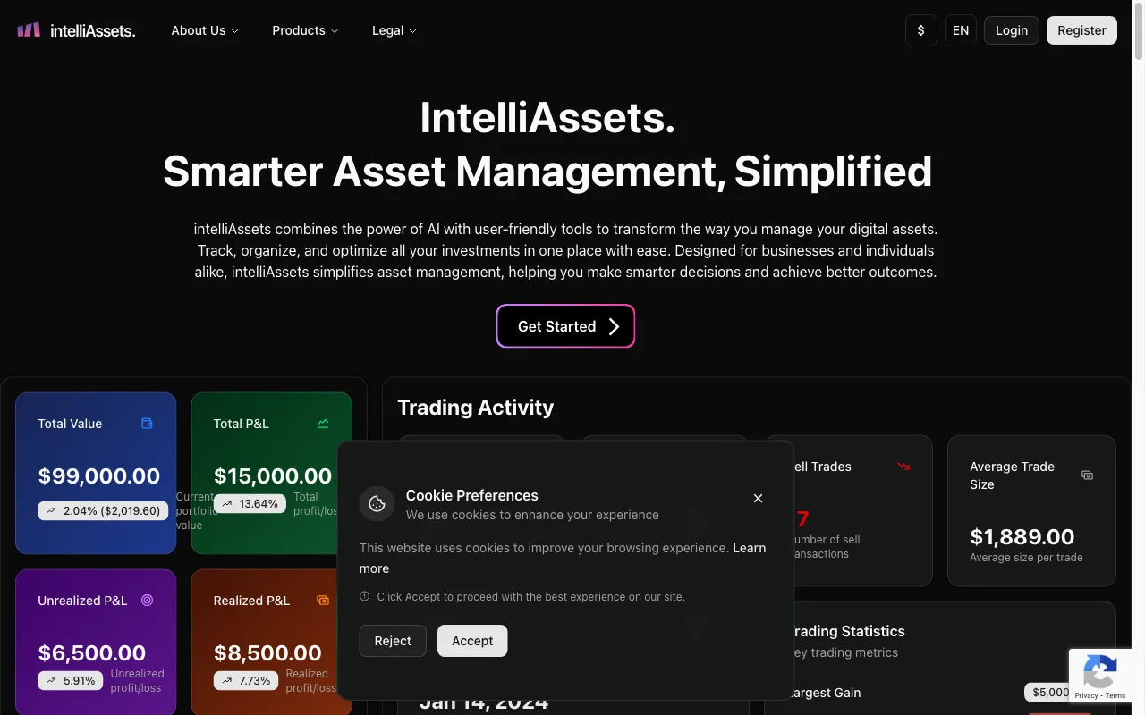 intelliAssets — preview screenshot