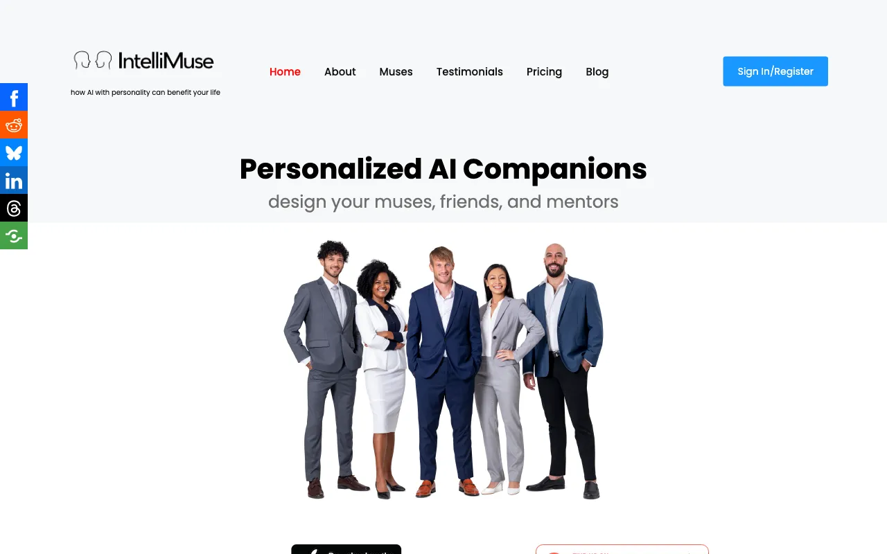 IntelliMuse — preview screenshot