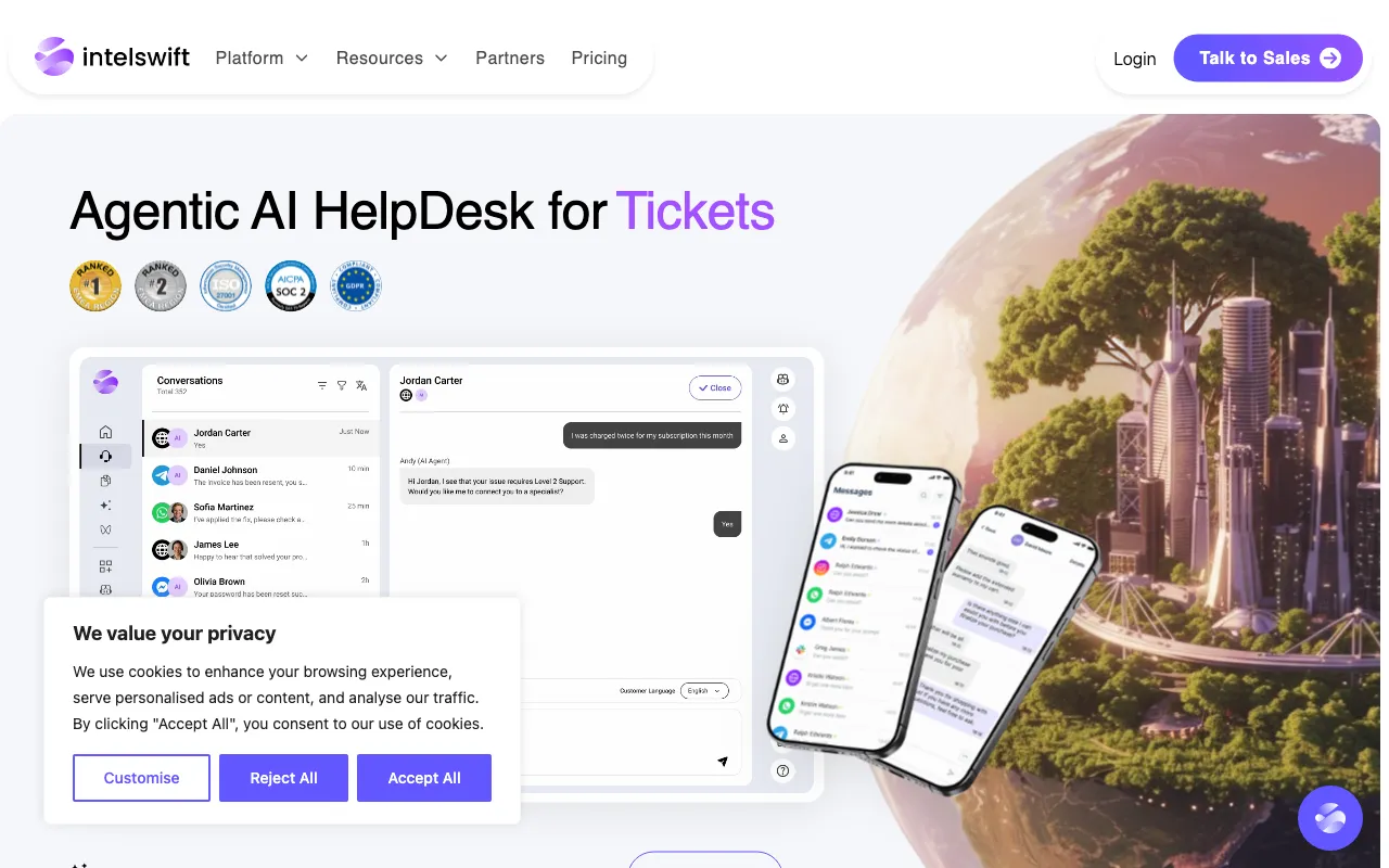 Intelswift — preview screenshot