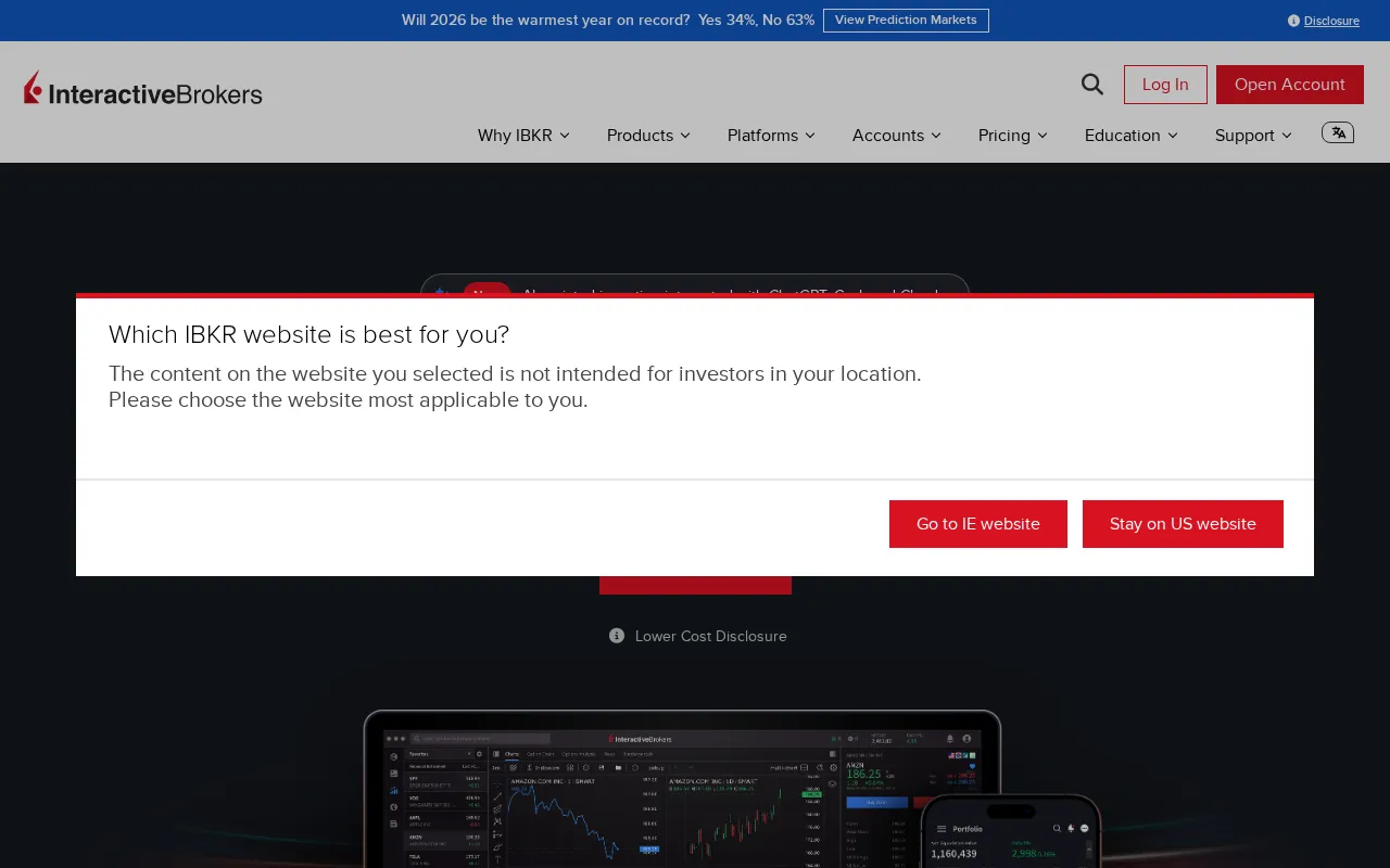 Interactive Brokers — preview screenshot