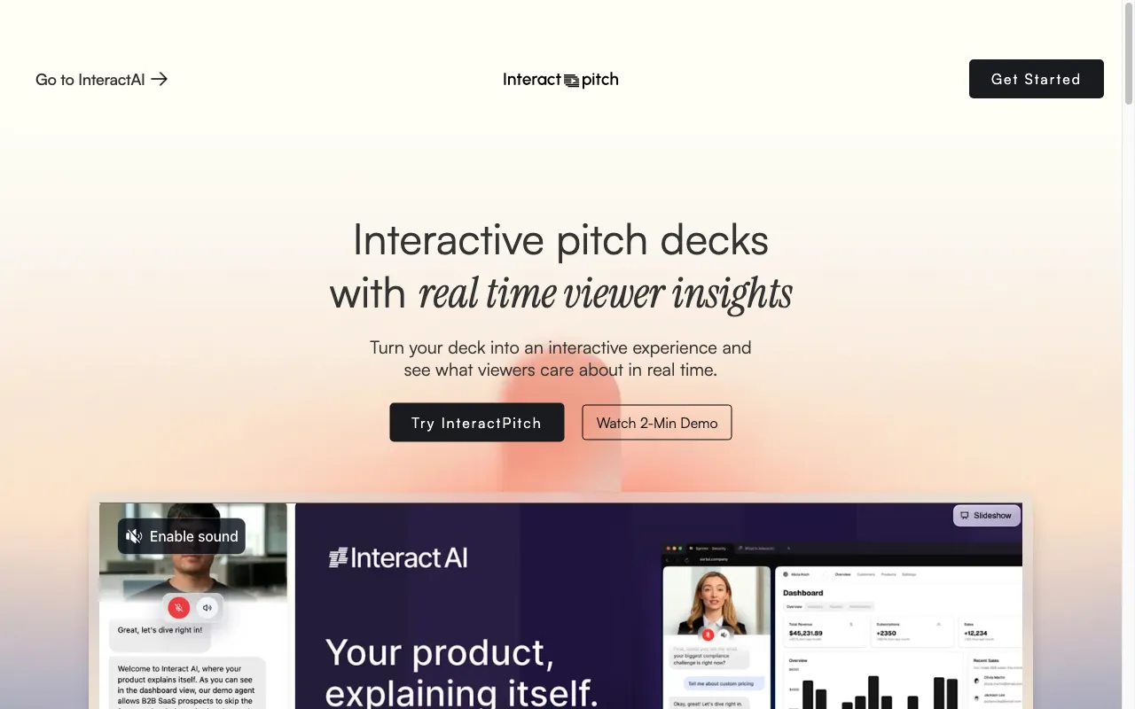 Interactpitch — preview screenshot
