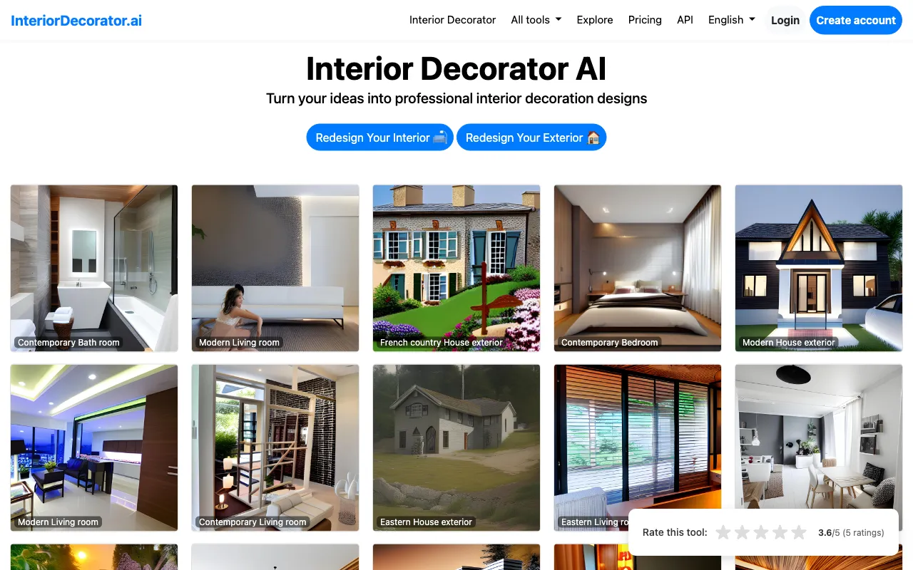 InteriorDecorator.ai — preview screenshot