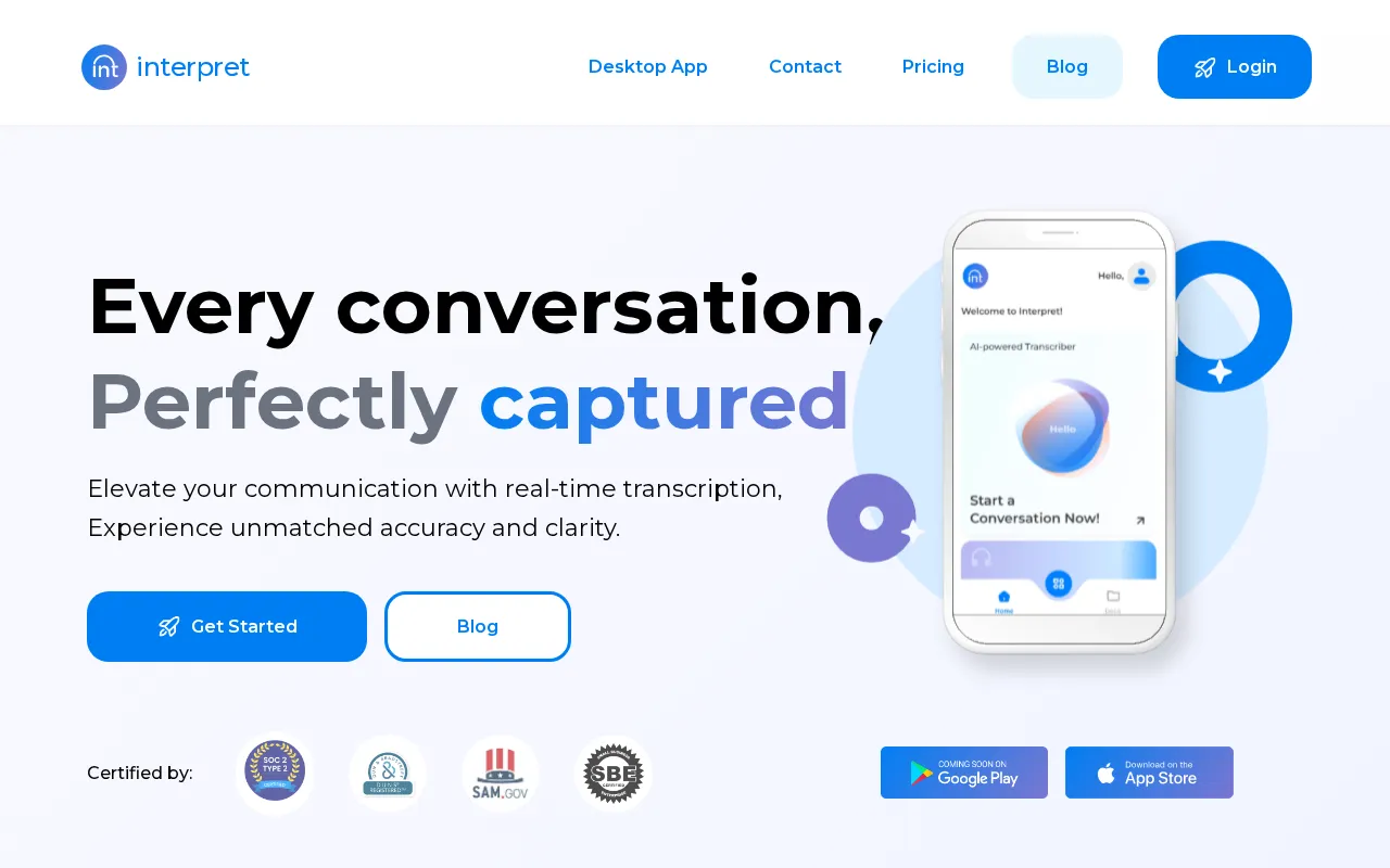 Interpret AI — preview screenshot