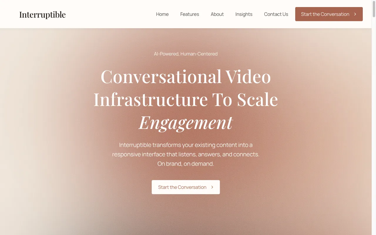 Interruptible — preview screenshot
